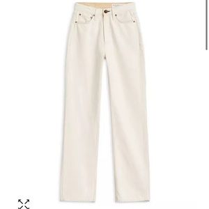 ECRU ALEX HIGH-RISE STRAIGHT